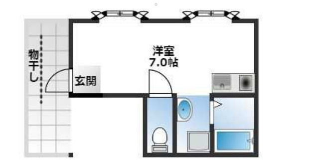 吹田市江坂町２丁目の店舗事務所の間取り