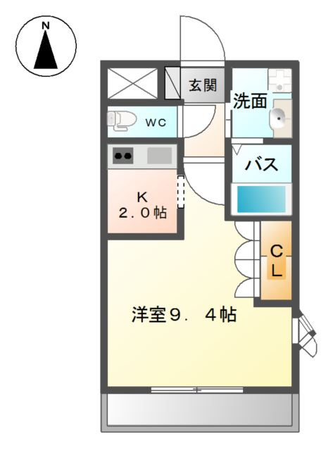 シェルルSの間取り