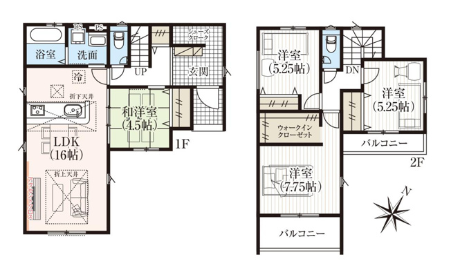 【間取り】 | 新築住宅　高知市桟橋通８期①