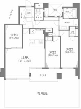 東山公園シティハウスの間取り