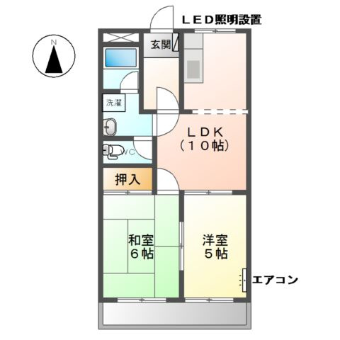 アコード上田の間取り