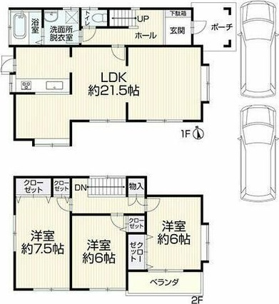 姫路市網干区津市場４５２－３０(ヒメジシアボシクツイチバ)の間取り