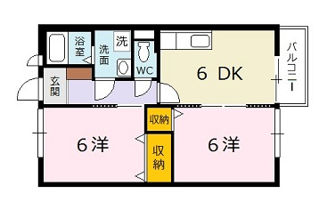 パラッツオ浜田の間取り