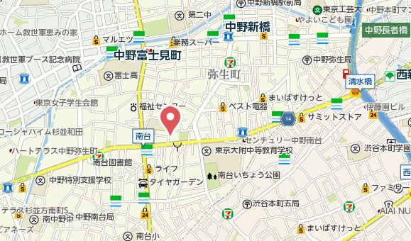 アクトハウスの地図
