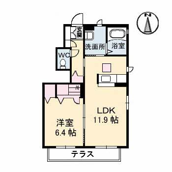セントポーリア　Ｃ棟 の間取り