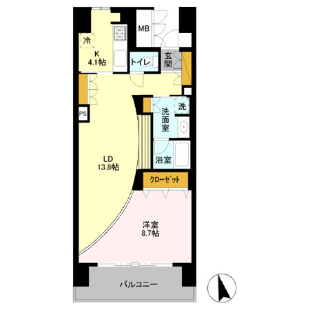 ☆１K間取り図☆