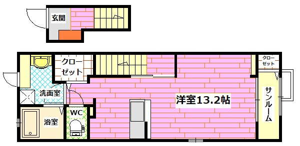 セレステ祇園の間取り