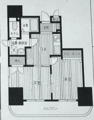 横浜市南区永楽町２丁目の賃貸マンションの間取り