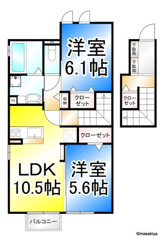 ルミエール　Bの間取り