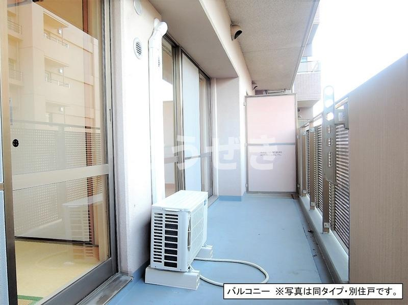 フロール山田町第3のバルコニー