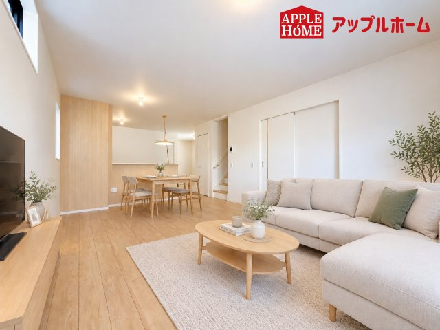 さいたま市見沼区東大宮2期の独立洗面台|三面鏡付きの洗面化粧台ですので、たっぷりと収納いただけます。白を基調とした清潔感のある快適空間です。毎日の身支度も気持ち良くお使い頂けます！！