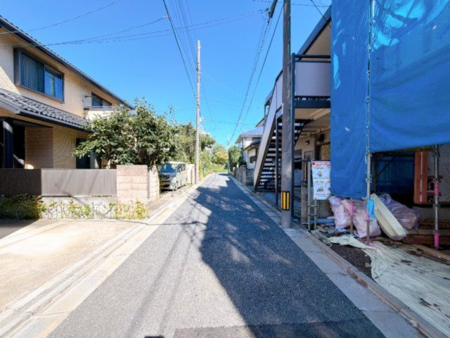 さいたま市北区植竹町1378②の前面道路含む現地写真