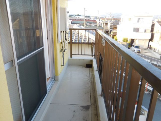 メゾンあぶののバルコニー