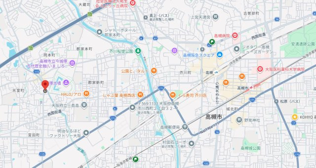 メゾンあぶのの地図