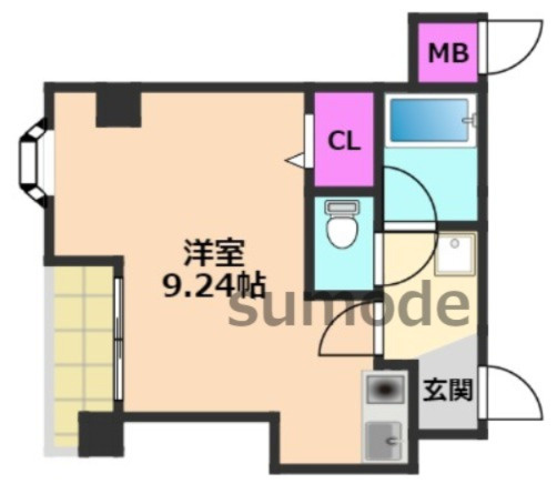 メゾンあぶのの間取り