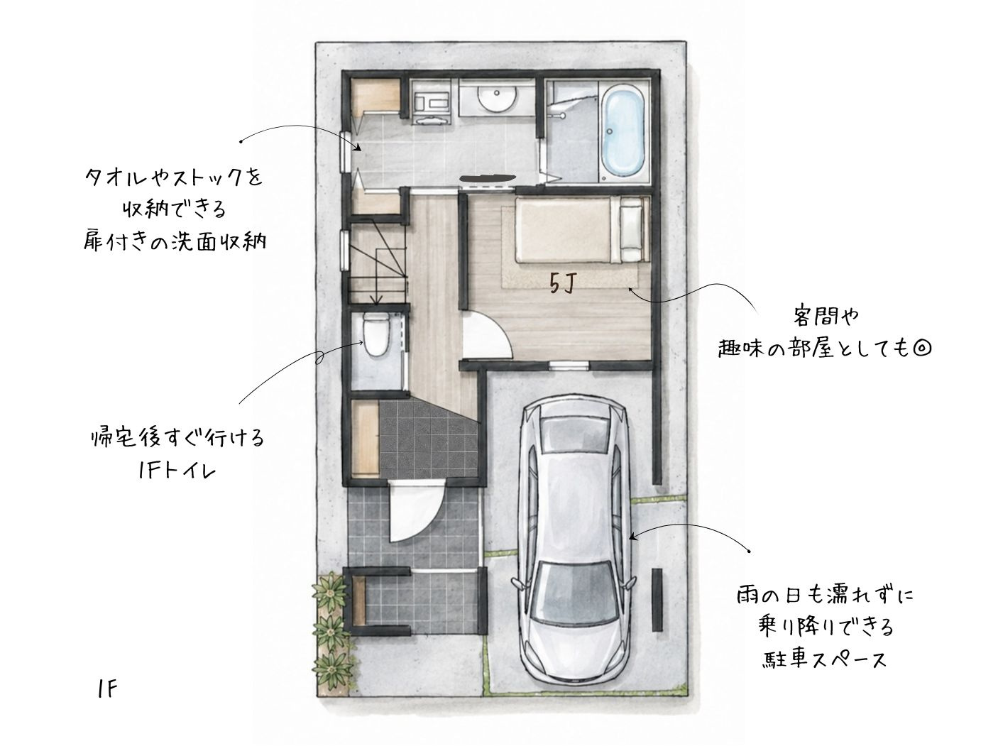 大阪市都島区内代町　2号地の参考プラン