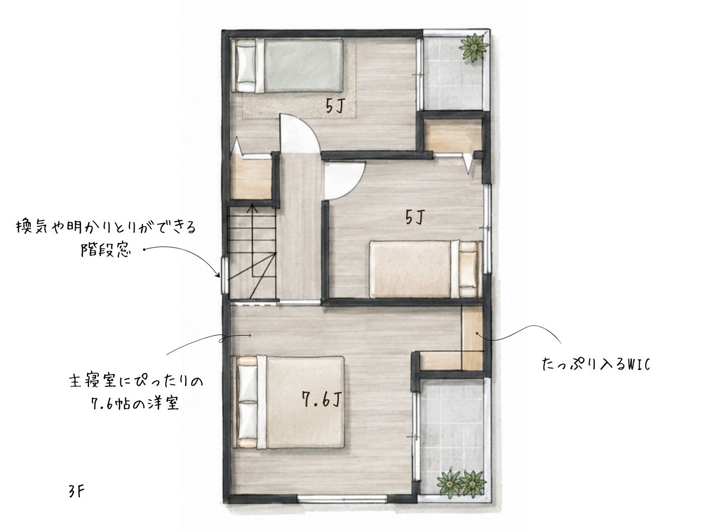 大阪市都島区内代町　2号地の参考プラン