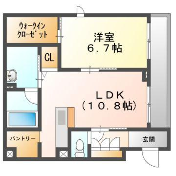 ソレイユコート中仙道の間取り