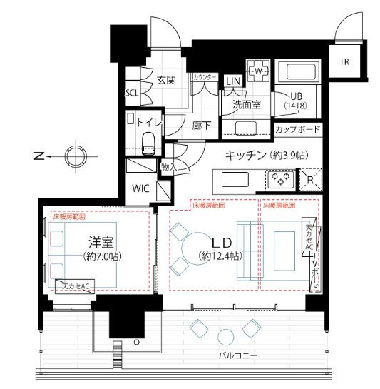 【間取り】 | THE COURT神宮外苑