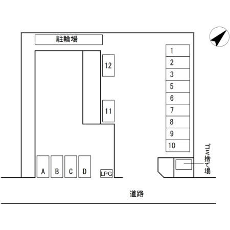 ラークグリーンヒルの区画図