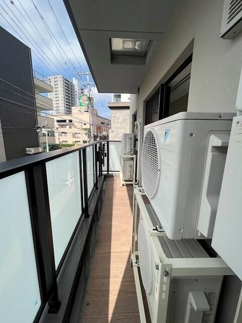 ドゥーエ南千住のバルコニー