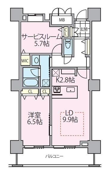ロイヤルパークスタワー南千住の間取り