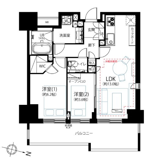 【間取り】 | ブランズ代々木