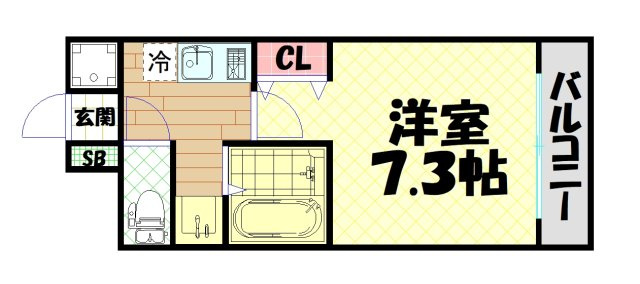 【間取り】 | プレサンス難波南アーバニッシュ