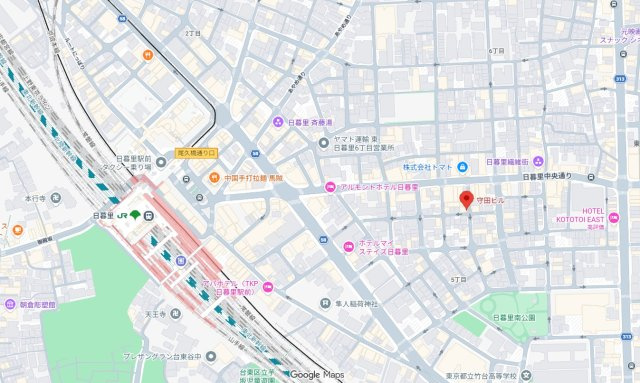 守田ビルの地図