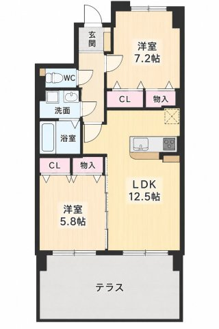 エルマーナⅠの間取り