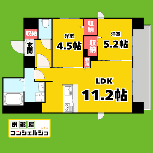 Z・R東別院の間取り