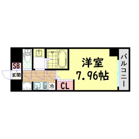 【間取り】 | ラヴィータ難波元町