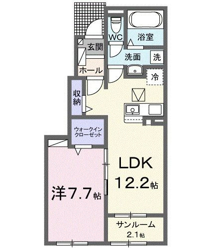 トレスト府中の間取り