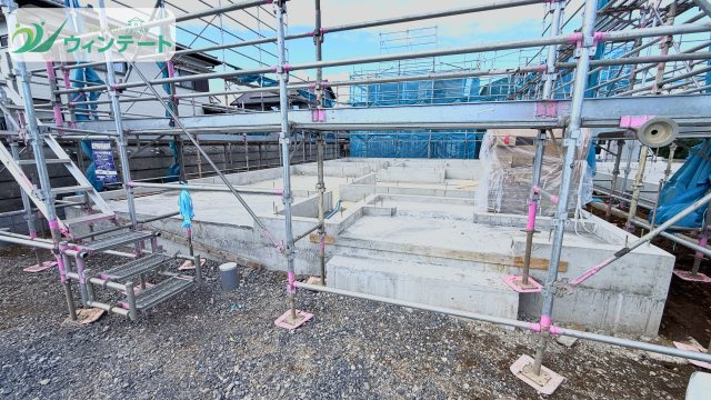 古河市下辺見第8　新築戸建て　4号棟の外観|現在建築中です！お近くの同仕様内観の物件も見れますのでお気軽にお問い合わせください！