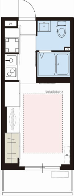 リブリ・ノーブルＫの間取り|床暖房付きです(^^)/