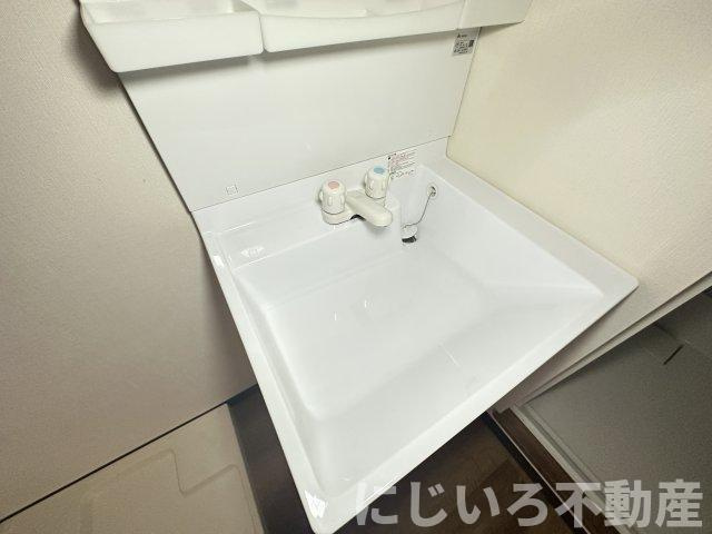 津乃峰マンションの洗面所