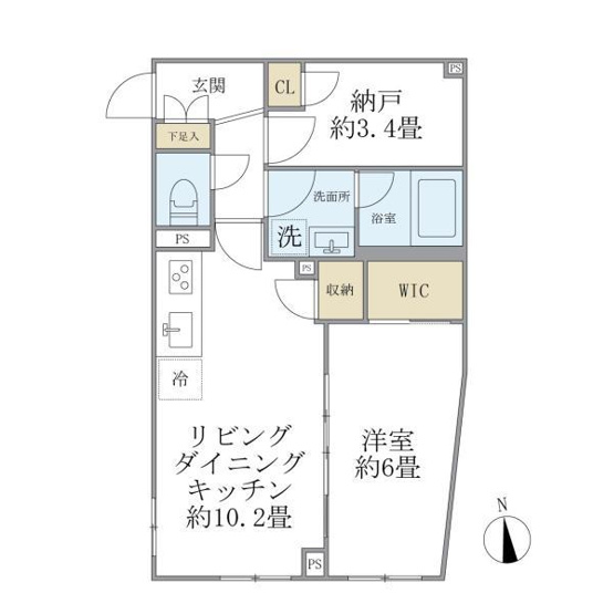 【間取り】 | ウェルスクエア中延Ⅱ