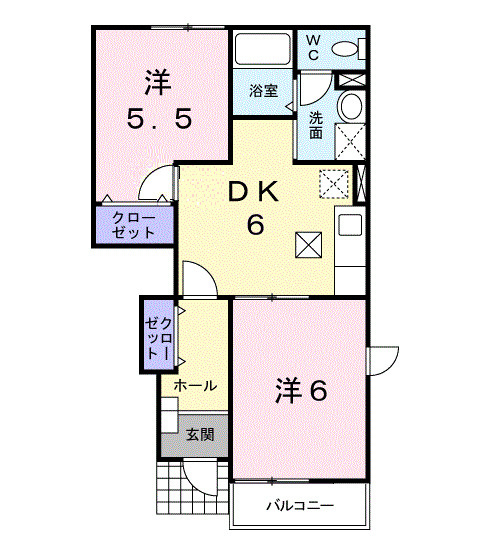 Ｓフィオーレ　Ⅰの間取り