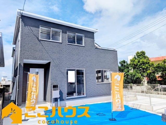 宜野湾市赤道　リーブルガーデン　新築戸建て　全2棟　1号棟の外観|長期優良住宅認定物件です！