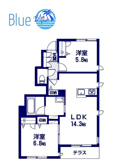 【間取り】 | Riz鵠沼