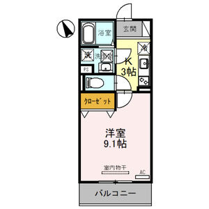 【間取り】 | Bella vista 南草津(ベラヴィスタ) | お部屋の間取りです