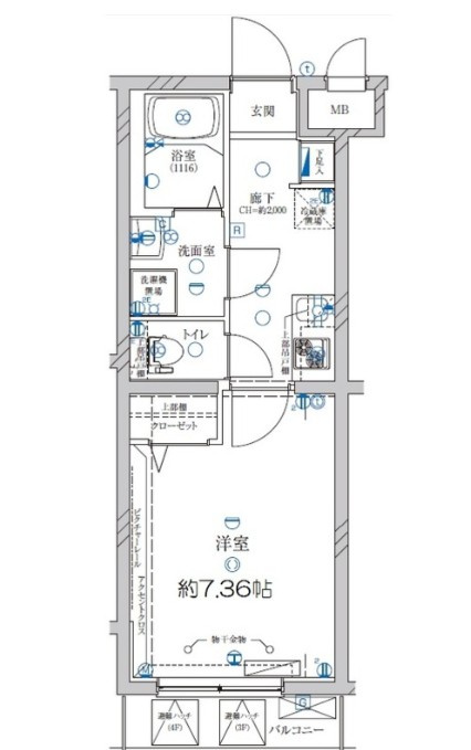 ディアレイシャス成増の間取り