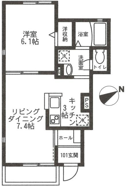 シェルティー菊名の間取り