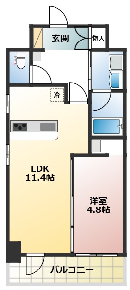 GK fan レジデンスの間取り