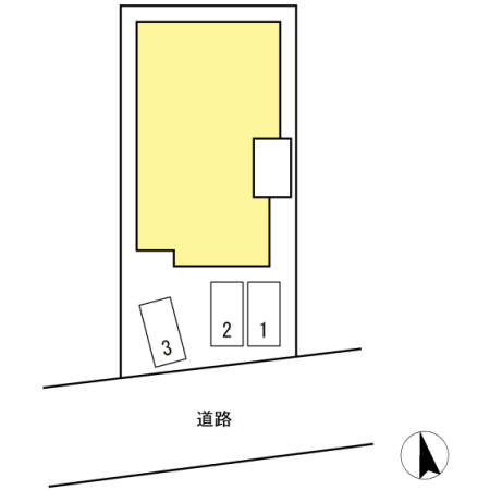 林町戸建賃貸住宅の区画図