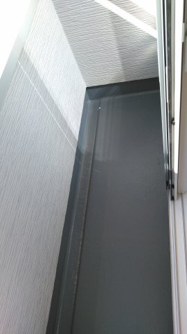 ウェルデンス熊谷Cのバルコニー|外からの目が気にならないバルコニーで洗濯物が干せます