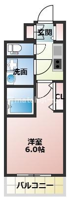 ワールドアイ大阪West Gateの間取り