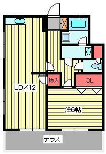 谷口コーポの間取り
