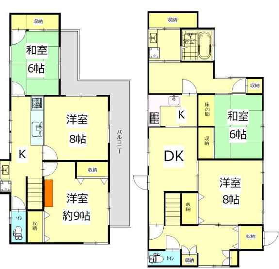 【間取り】 | 南台一丁目貸家