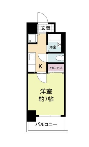 グラマシー心斎橋東の間取り